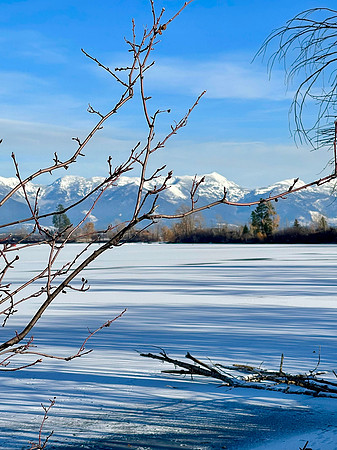Flathead River with the Swan Range