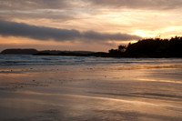 Sunset British Columbia coast