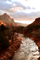 Virgin River Sunset